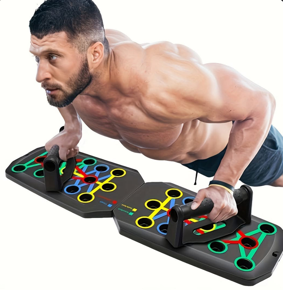 ColorFit Push-Up Board – 12-in-1 Trainingssystem für Zuhause
