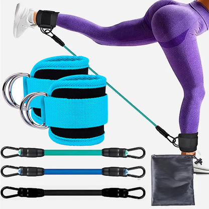 Booty Bands Pro – Widerstandsbänder mit Knöchelriemen für Bein- & Po-Training